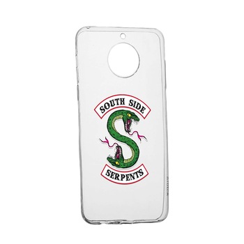 Husa de protectie Riverdale - South Side Serpents, Movie, pentru Motorola Moto G6 PLAY, rezistenta la uzura, anti-alunecare, din silicon Premium, 605 Husa de protectie Riverdale - South Side Serpents, Movie, pentru Motorola Moto G6 PLAY, rezistenta la uzura, anti-alunecare, din silicon Premium, 605
