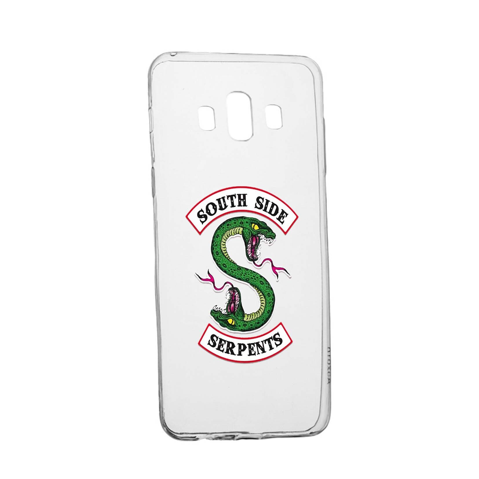 Husa de protectie Riverdale - South Side Serpents, Movie, pentru Samsung Galaxy J6 Plus 2018, rezistenta la uzura, anti-alunecare, din silicon Premium, 605