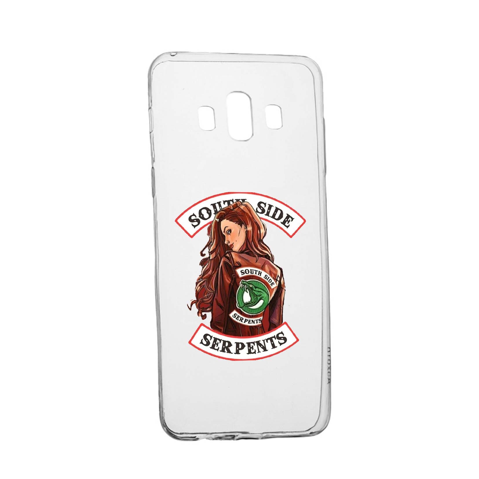 Husa de protectie Riverdale - South Side Serpents, Movie, pentru Samsung Galaxy J6 Plus 2018, rezistenta la uzura, anti-alunecare, din silicon Premium, 606