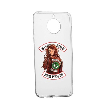 Husa de protectie Riverdale - South Side Serpents, Movie, pentru Motorola Moto G6 PLAY, rezistenta la uzura, anti-alunecare, din silicon Premium, 606 Husa de protectie Riverdale - South Side Serpents, Movie, pentru Motorola Moto G6 PLAY, rezistenta la uzura, anti-alunecare, din silicon Premium, 606