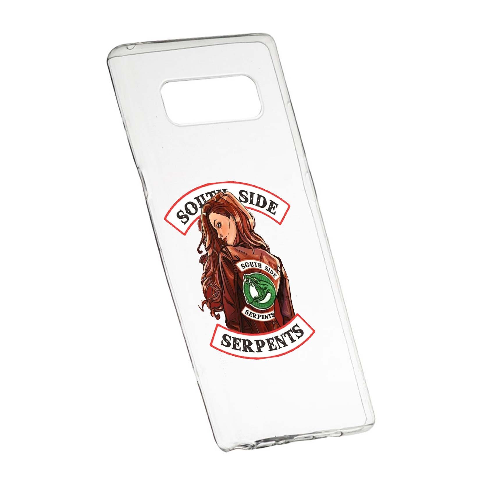 Husa de protectie Riverdale - South Side Serpents, Movie, pentru Samsung Galaxy Note 8, rezistenta la uzura, anti-alunecare, din silicon Premium, 606