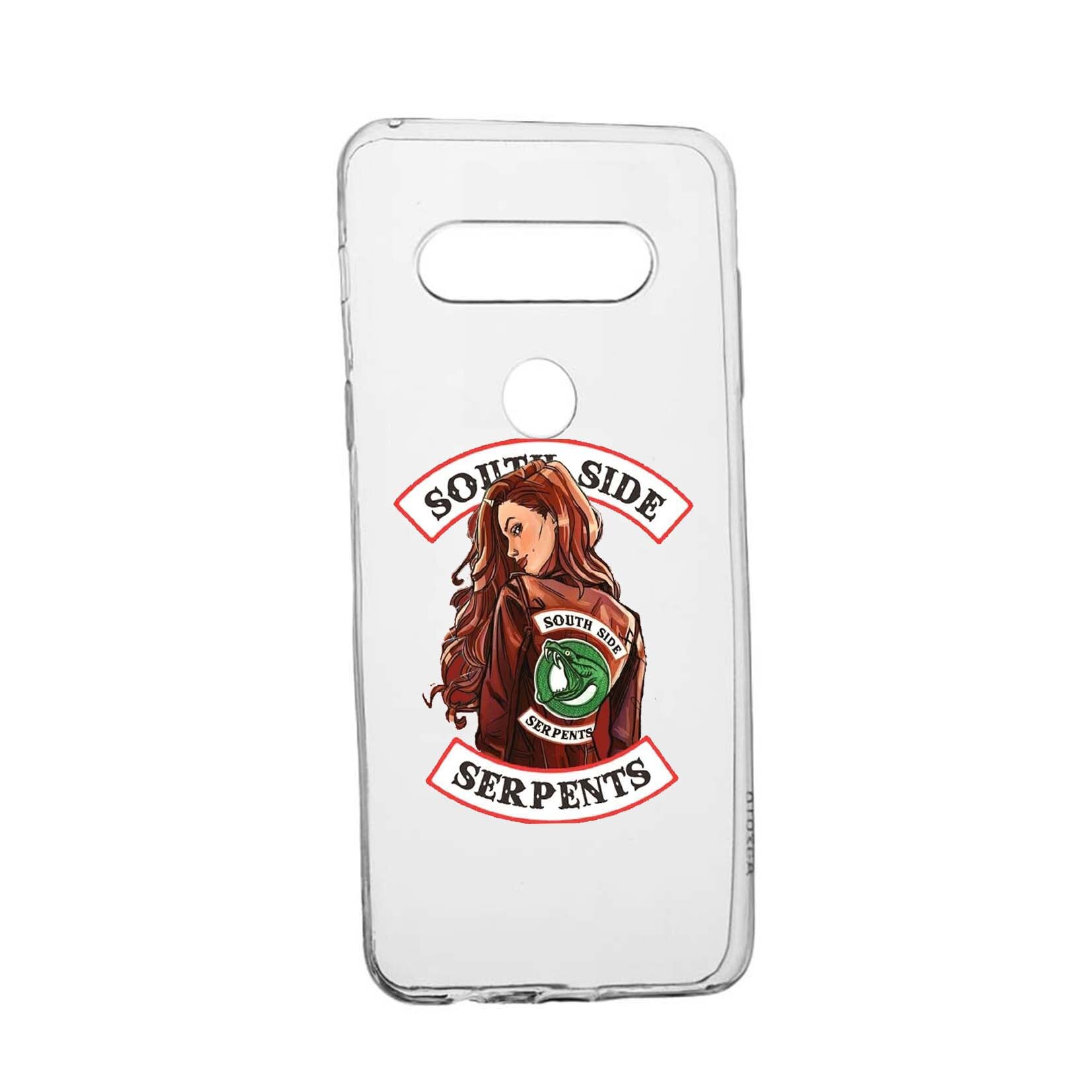 Husa de protectie Riverdale - South Side Serpents, Movie, pentru LG K50 / Q60, rezistenta la uzura, anti-alunecare, din silicon Premium, 606