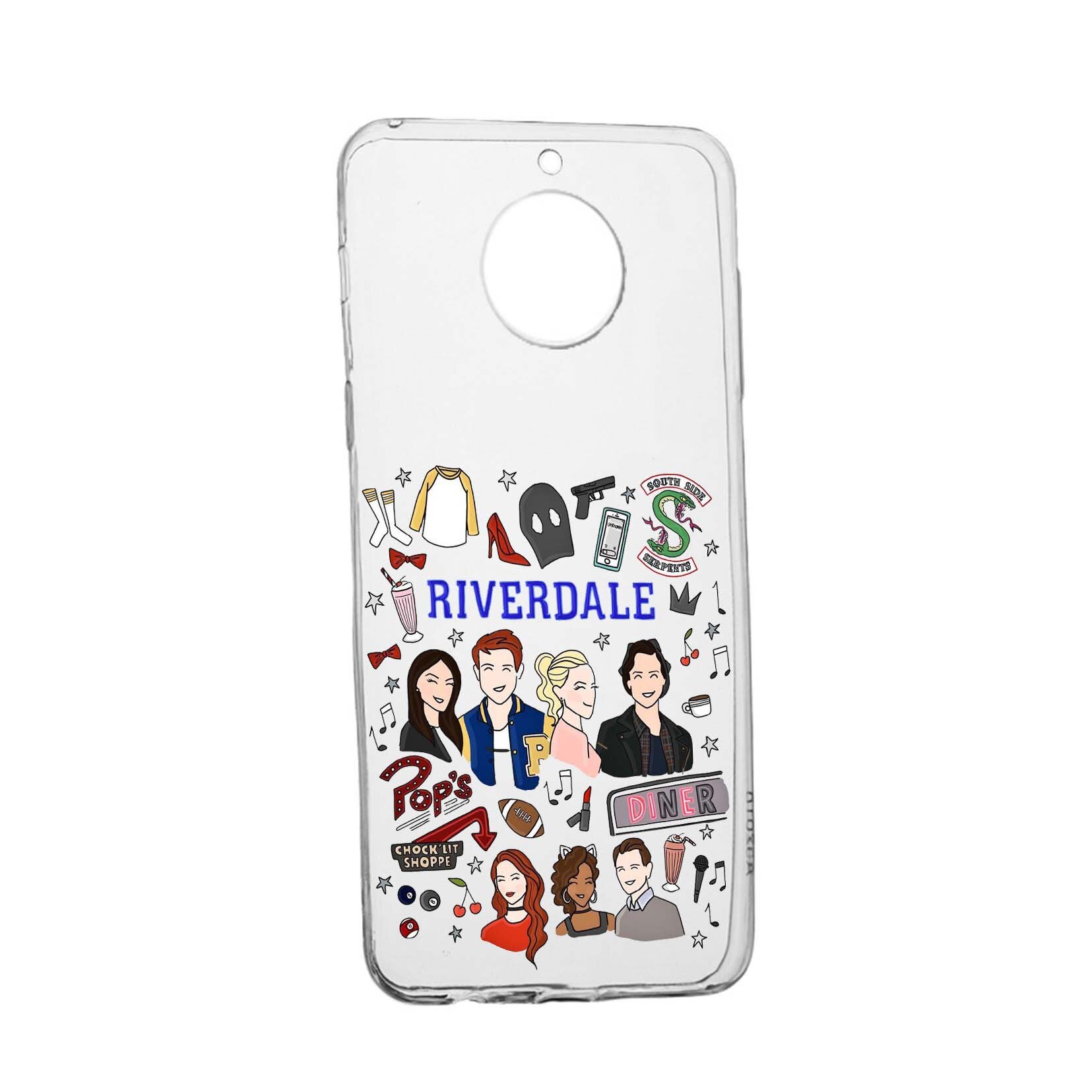 Husa de protectie Riverdale, Movie, pentru Motorola Moto E5 Plus, rezistenta la uzura, anti-alunecare, din silicon Premium, 608