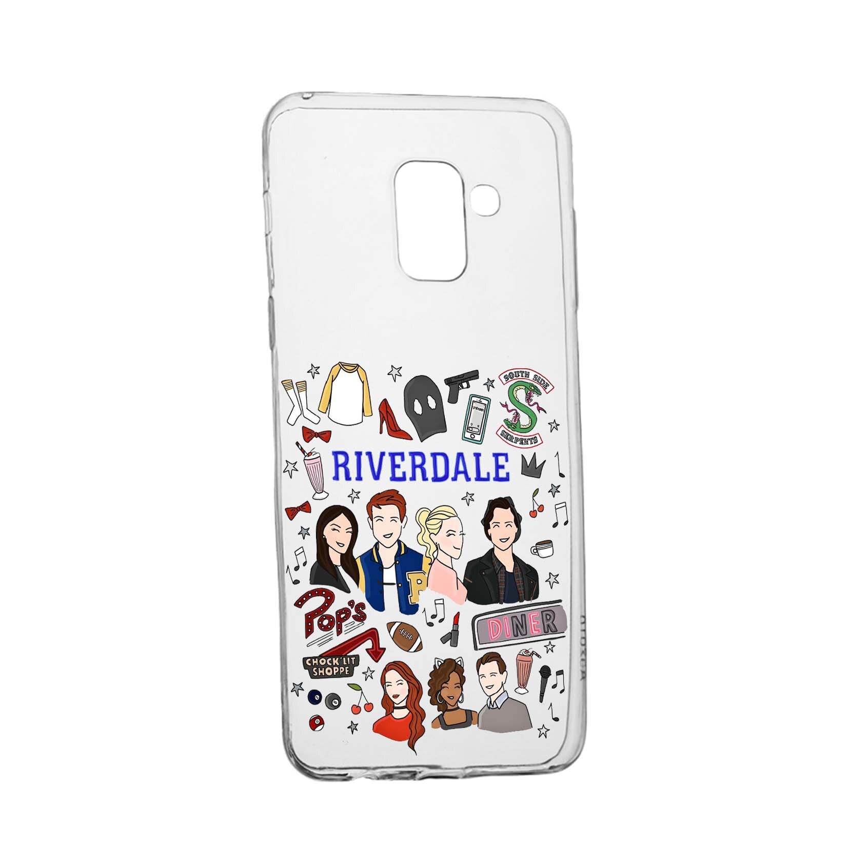 Husa de protectie Riverdale, Movie, pentru Samsung Galaxy Galaxy A6 Plus / J8 2018, rezistenta la uzura, anti-alunecare, din silicon Premium, 608
