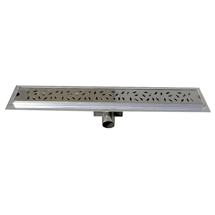 Rigola scurgere dus 60 x 7 cm, inox, sifon anti-miros, filtru hidofug, picioare reglabile