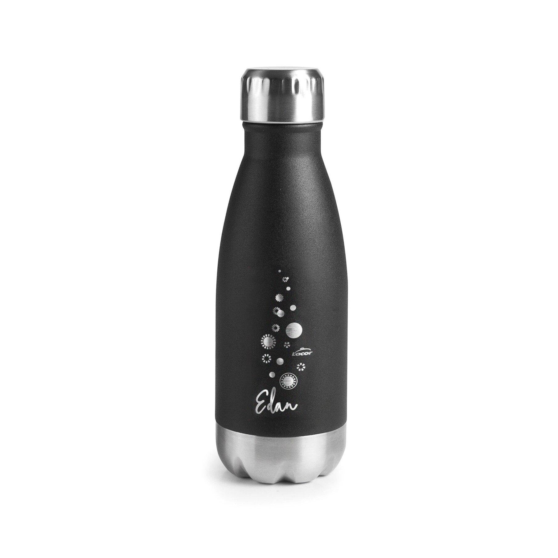 Sticla inox, negru, 750 ml, 62538_LAC