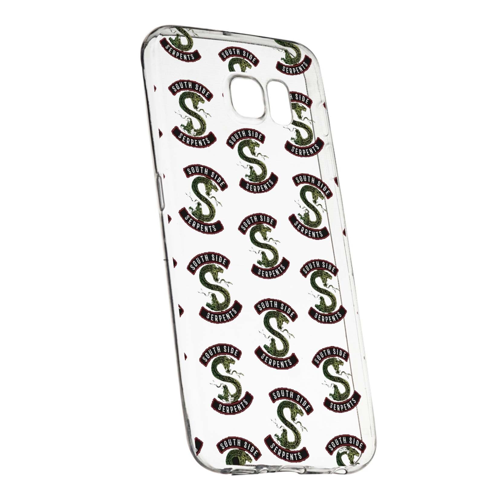 Husa de protectie Riverdale - South Side Serpents, Movie, pentru Samsung Galaxy S6 Edge, rezistenta la uzura, anti-alunecare, din silicon Premium, 612
