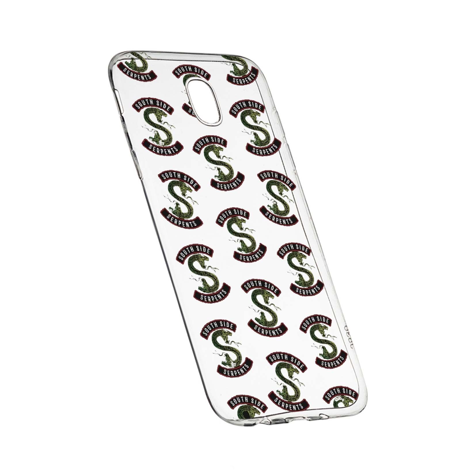 Husa de protectie Riverdale - South Side Serpents, Movie, pentru Samsung Galaxy J7 2017, rezistenta la uzura, anti-alunecare, din silicon Premium, 612