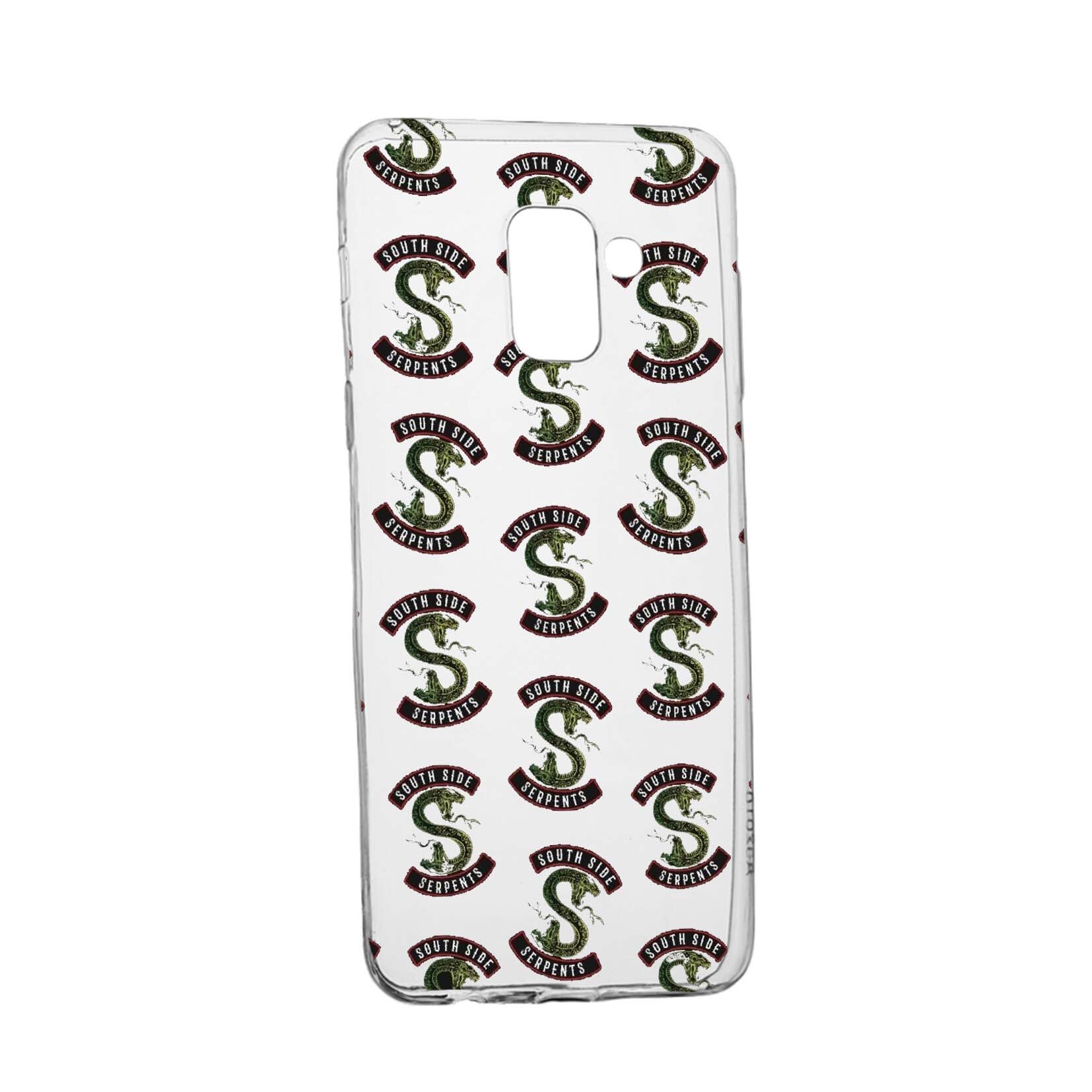 Husa de protectie Riverdale - South Side Serpents, Movie, pentru Samsung Galaxy A8 2018 Plus, rezistenta la uzura, anti-alunecare, din silicon Premium, 612