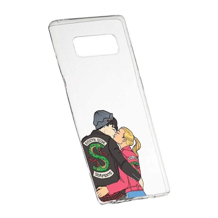 Husa de protectie Riverdale South Side Serpents, Movie, pentru Samsung Galaxy Note 9, rezistenta la uzura, anti-alunecare, din silicon Premium, 618