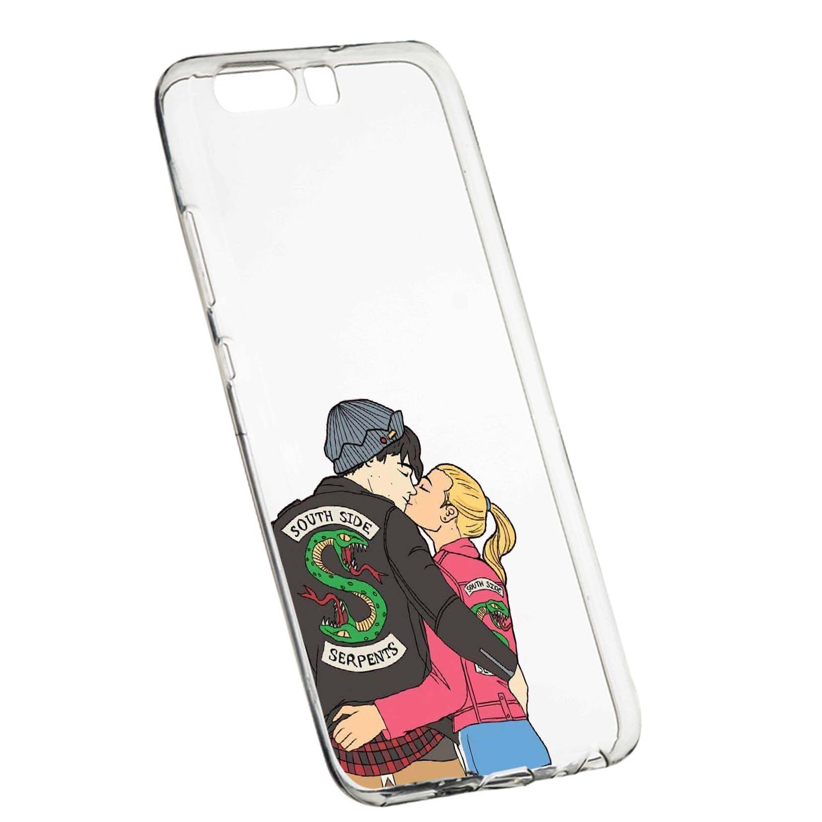 Husa de protectie Riverdale South Side Serpents, Movie, pentru Huawei Y6 2018, rezistenta la uzura, anti-alunecare, din silicon Premium, 618