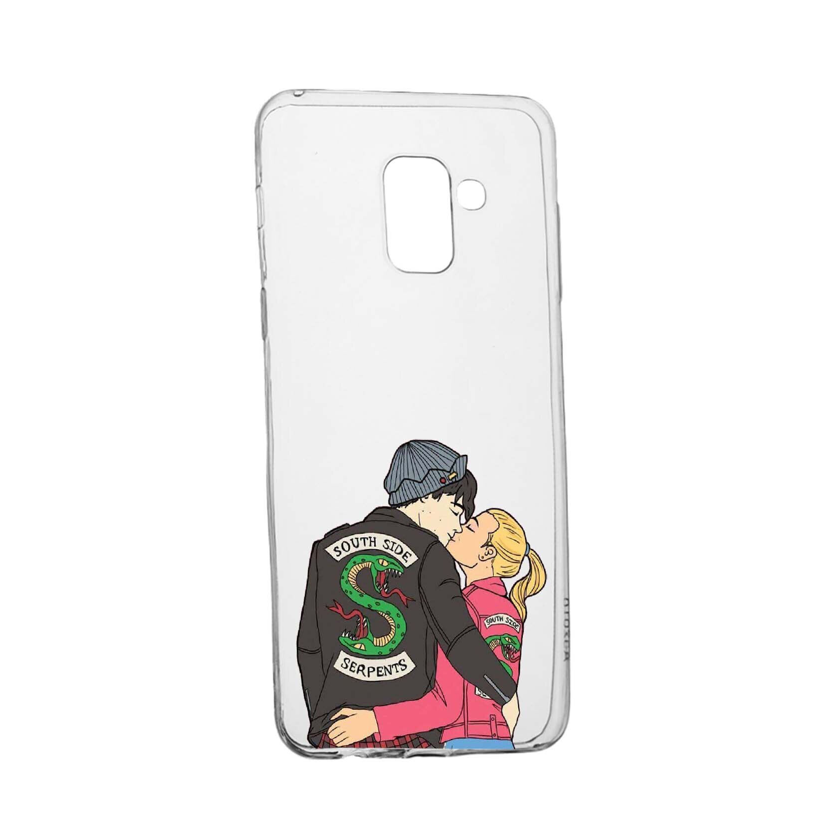 Husa de protectie Riverdale South Side Serpents, Movie, pentru Samsung Galaxy Galaxy A6 Plus / J8 2018, rezistenta la uzura, anti-alunecare, din silicon Premium, 618