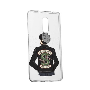 Husa de protectie Riverdale South Side Serpents, Movie, pentru Nokia 3.1 (2018), rezistenta la uzura, anti-alunecare, din silicon Premium, 619 Husa de protectie Riverdale South Side Serpents, Movie, pentru Nokia 3.1 (2018), rezistenta la uzura, anti-alunecare, din silicon Premium, 619