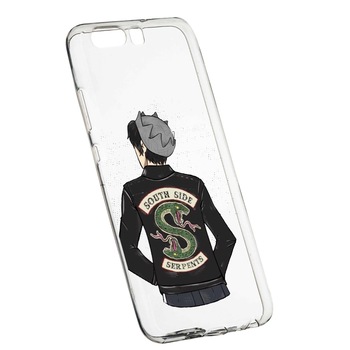 Husa de protectie Riverdale South Side Serpents, Movie, pentru Huawei Honor 9, rezistenta la uzura, anti-alunecare, din silicon Premium, 619 Husa de protectie Riverdale South Side Serpents, Movie, pentru Huawei Honor 9, rezistenta la uzura, anti-alunecare, din silicon Premium, 619