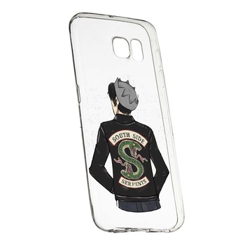 Husa de protectie Riverdale South Side Serpents, Movie, pentru Samsung Galaxy S6, rezistenta la uzura, anti-alunecare, din silicon Premium, 619 Husa de protectie Riverdale South Side Serpents, Movie, pentru Samsung Galaxy S6, rezistenta la uzura, anti-alunecare, din silicon Premium, 619