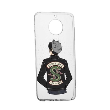 Husa de protectie Riverdale South Side Serpents, Movie, pentru Motorola Moto G6 PLAY, rezistenta la uzura, anti-alunecare, din silicon Premium, 619 Husa de protectie Riverdale South Side Serpents, Movie, pentru Motorola Moto G6 PLAY, rezistenta la uzura, anti-alunecare, din silicon Premium, 619