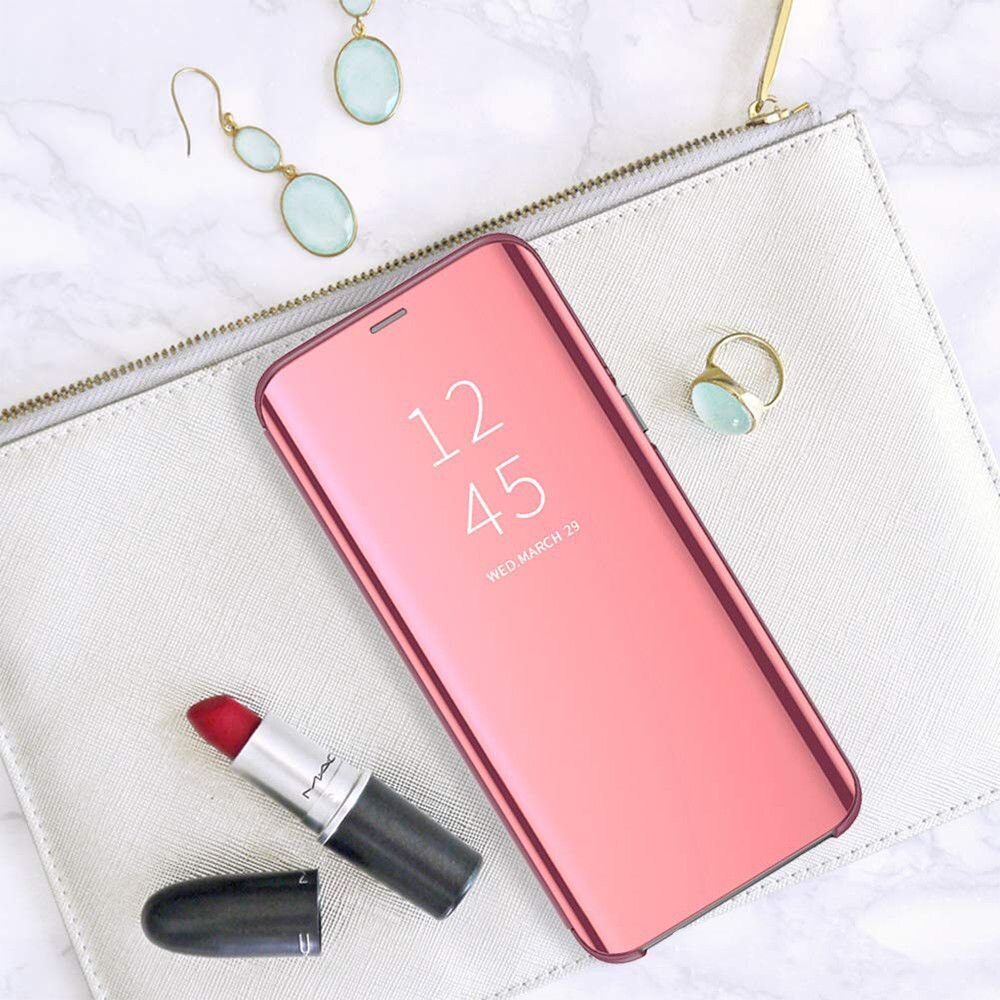 Husa Huawei Y6 (2019) clear view Rose