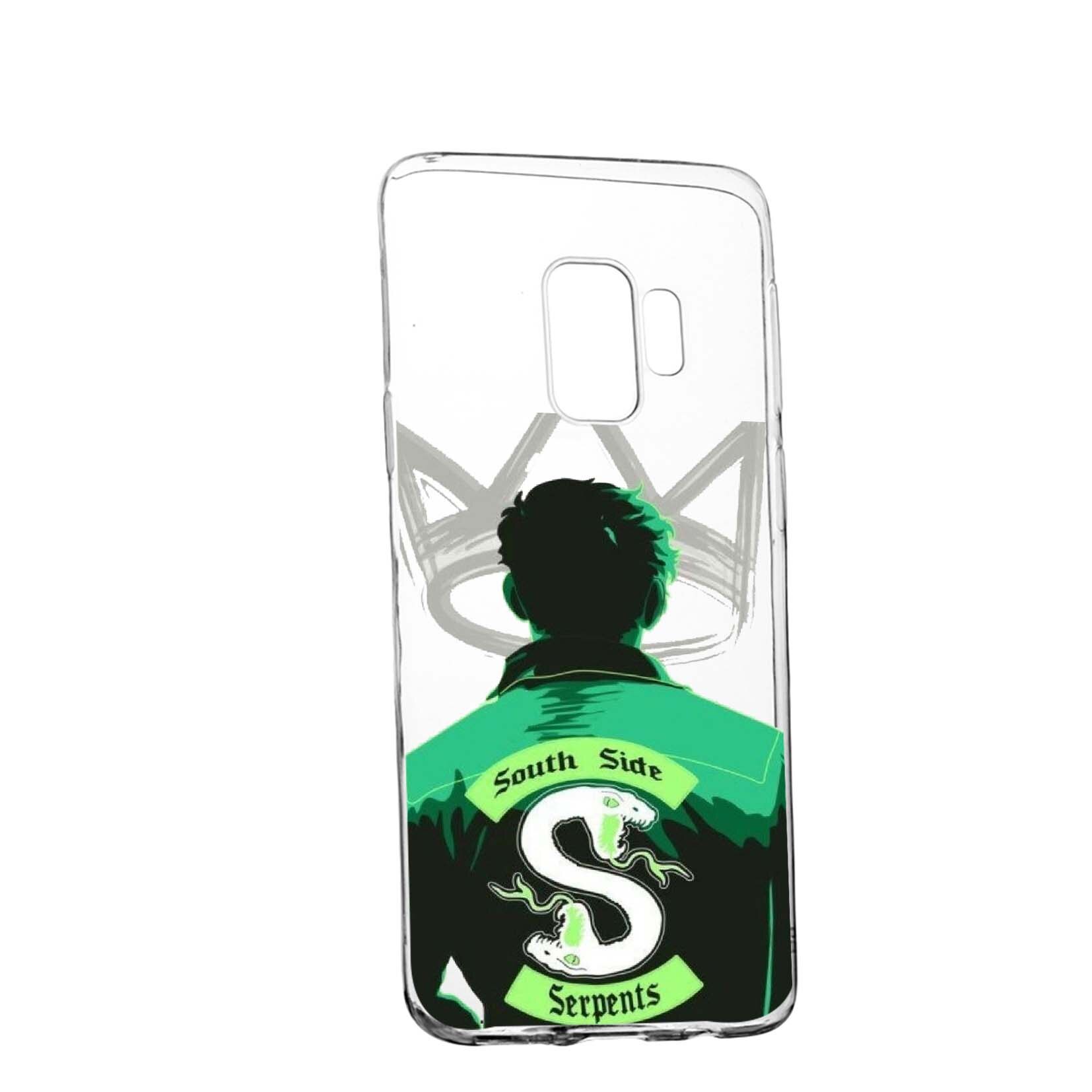 Husa de protectie Riverdale South Side Serpents, Movie, pentru Samsung Galaxy S9 Plus, rezistenta la uzura, anti-alunecare, din silicon Premium, 620