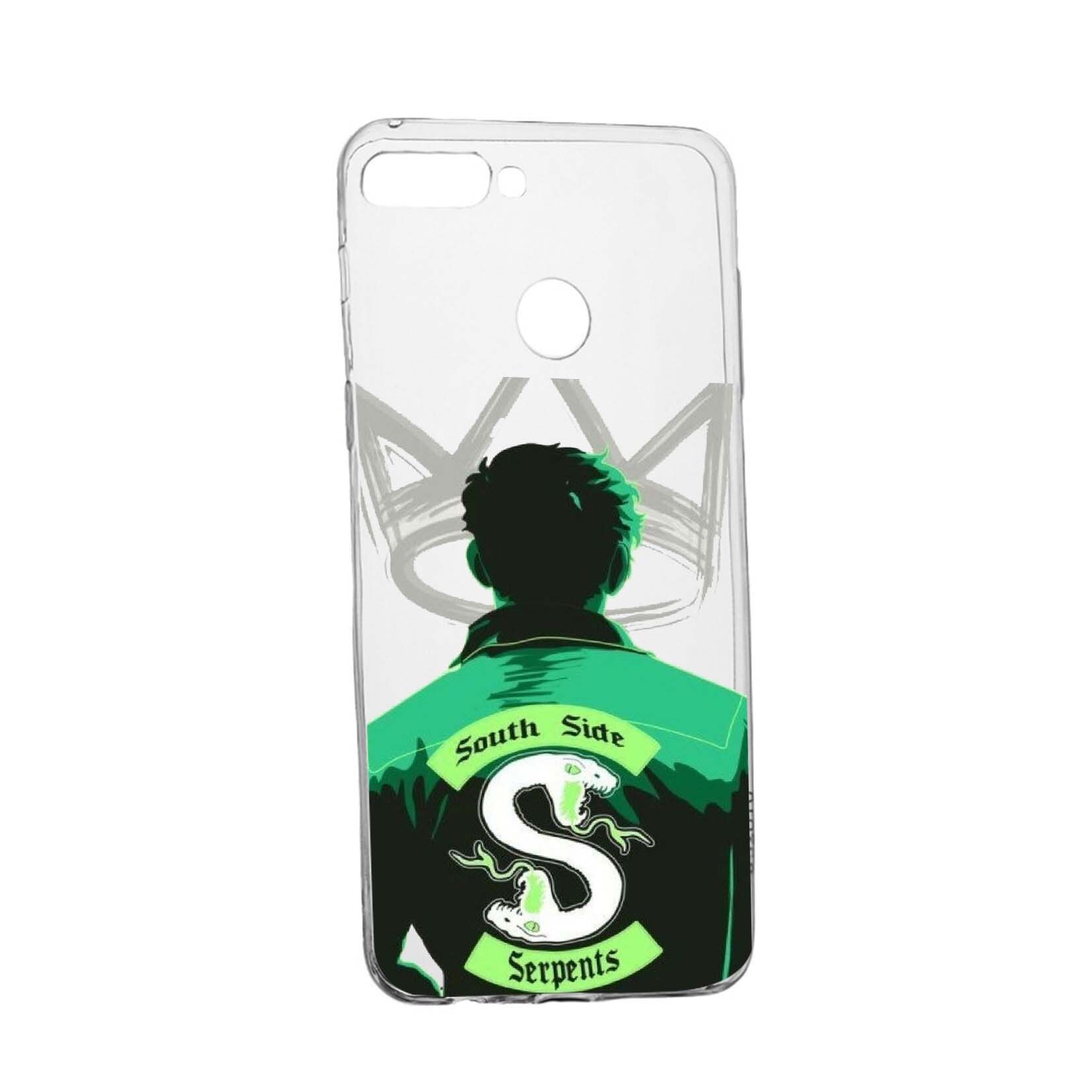 Husa de protectie Riverdale South Side Serpents, Movie, pentru Oppo A7/ AX7, rezistenta la uzura, anti-alunecare, din silicon Premium, 620
