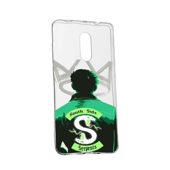 Husa de protectie Riverdale South Side Serpents, Movie, pentru LG Q7, rezistenta la uzura, anti-alunecare, din silicon Premium, 620 Husa de protectie Riverdale South Side Serpents, Movie, pentru LG Q7, rezistenta la uzura, anti-alunecare, din silicon Premium, 620
