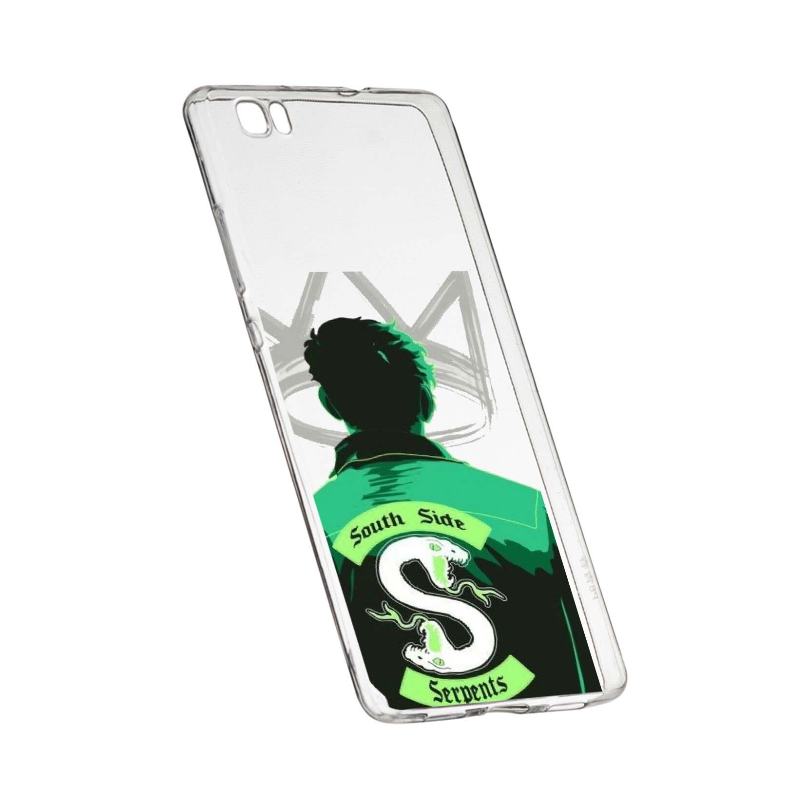 Husa de protectie Riverdale South Side Serpents, Movie, pentru Huawei P8 Lite, rezistenta la uzura, anti-alunecare, din silicon Premium, 620