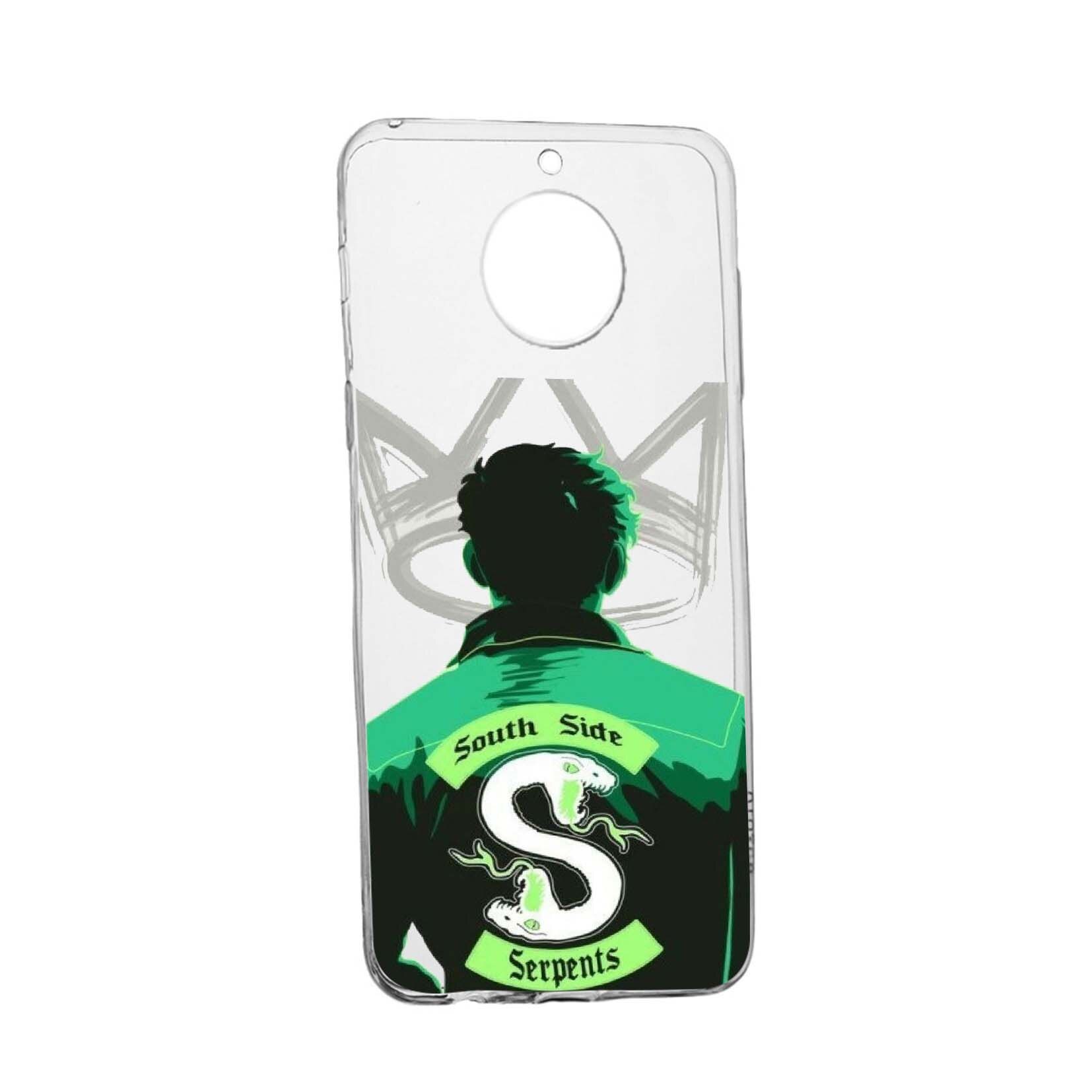 Husa de protectie Riverdale South Side Serpents, Movie, pentru Motorola Moto G7 Power, rezistenta la uzura, anti-alunecare, din silicon Premium, 620