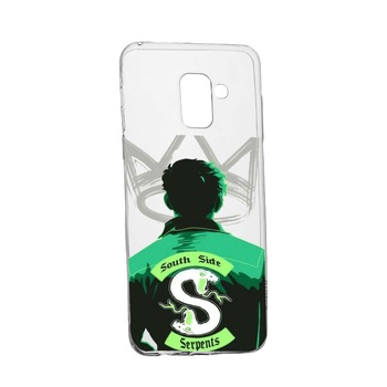 Husa de protectie Riverdale South Side Serpents, Movie, pentru Samsung Galaxy A8 2018 Plus, rezistenta la uzura, anti-alunecare, din silicon Premium, 620 Husa de protectie Riverdale South Side Serpents, Movie, pentru Samsung Galaxy A8 2018 Plus, rezistenta la uzura, anti-alunecare, din silicon Premium, 620