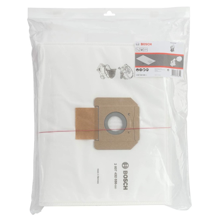 Bosch 2607432038 Gyapjú szűrőtasak (5 db / csomag) (2607432038)