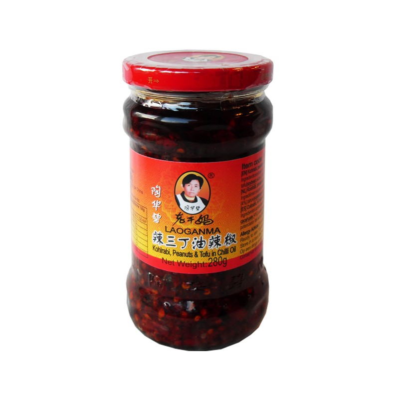 Alune cu tofu si gulie in ulei chilli 280g - LAOGANMA