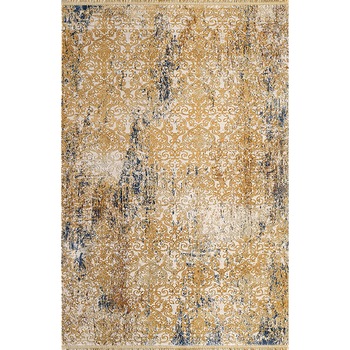 Covor Palette Pierre Cardin, antistatic, acrilic, 120x180cm, portocaliu/alb/albastru, PA14D Covor Palette Pierre Cardin, antistatic, acrilic, 120x180cm, portocaliu/alb/albastru, PA14D