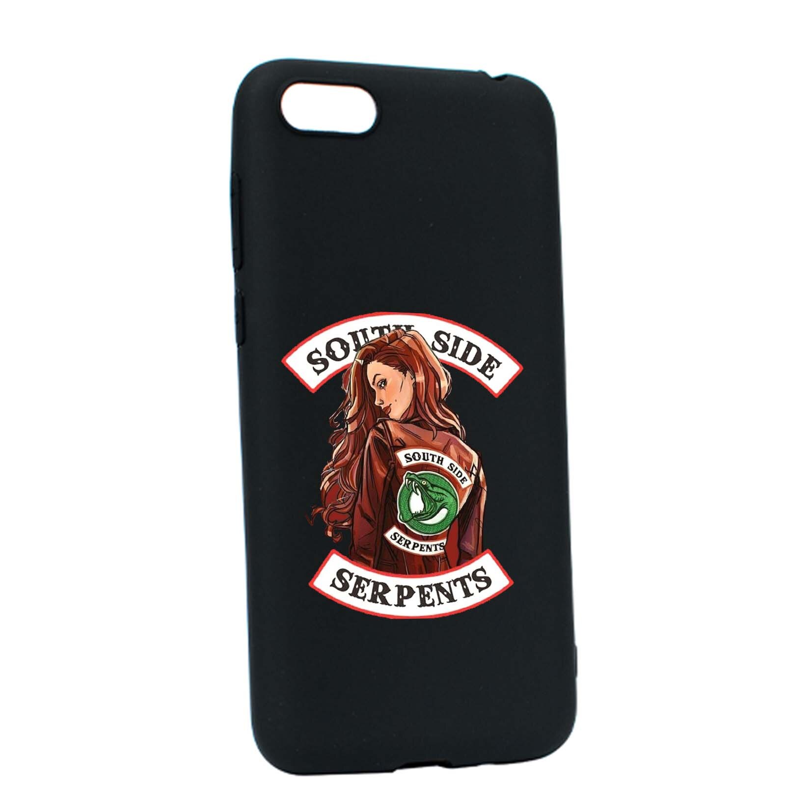 Husa de protectie Riverdale - South Side Serpents, Movie, pentru Apple iPhone 6 / 6S, rezistenta la uzura, anti-alunecare, din silicon Premium, B606