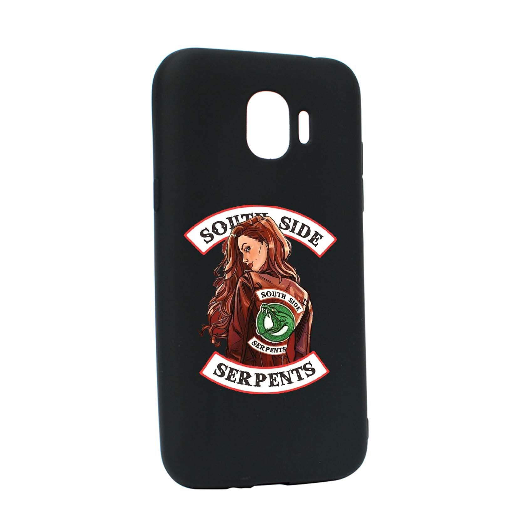 Husa de protectie Riverdale - South Side Serpents, Movie, pentru Samsung Galaxy J2 Pro 2018 / J2 2018 / Grand Prime Pro, rezistenta la uzura, anti-alunecare, din silicon Premium, B606
