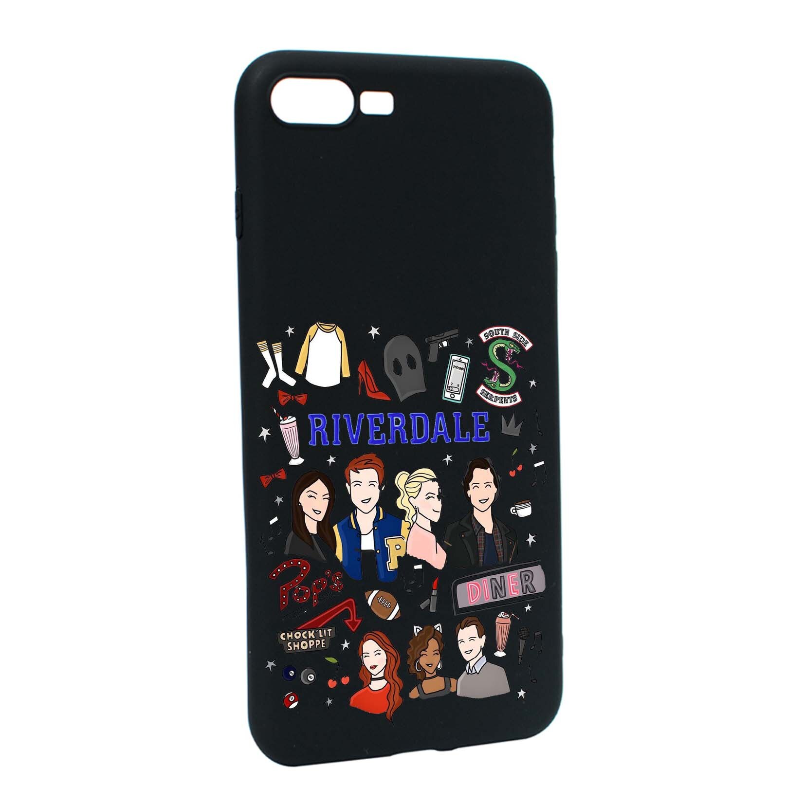 Husa de protectie Riverdale, Movie, pentru Apple iPhone 7 Plus / 8 Plus, rezistenta la uzura, anti-alunecare, din silicon Premium, B607