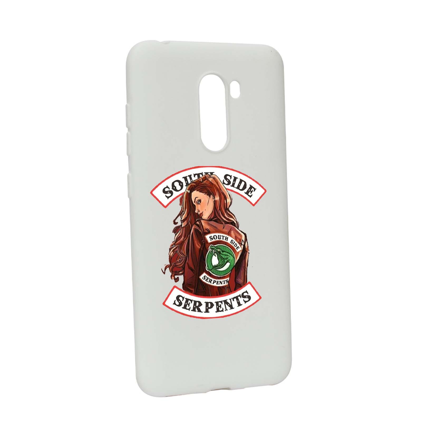 Husa de protectie Riverdale - South Side Serpents, Movie, pentru Xiaomi PocoPhone F1, rezistenta la uzura, anti-alunecare, din silicon Premium, W606