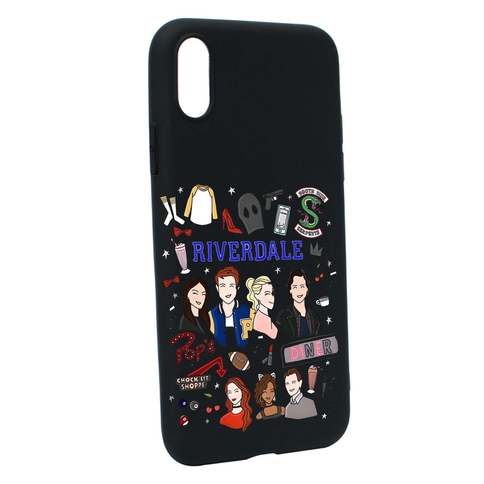 Husa de protectie Riverdale, Movie, pentru Apple iPhone XS Max, rezistenta la uzura, anti-alunecare, din silicon Premium, B607