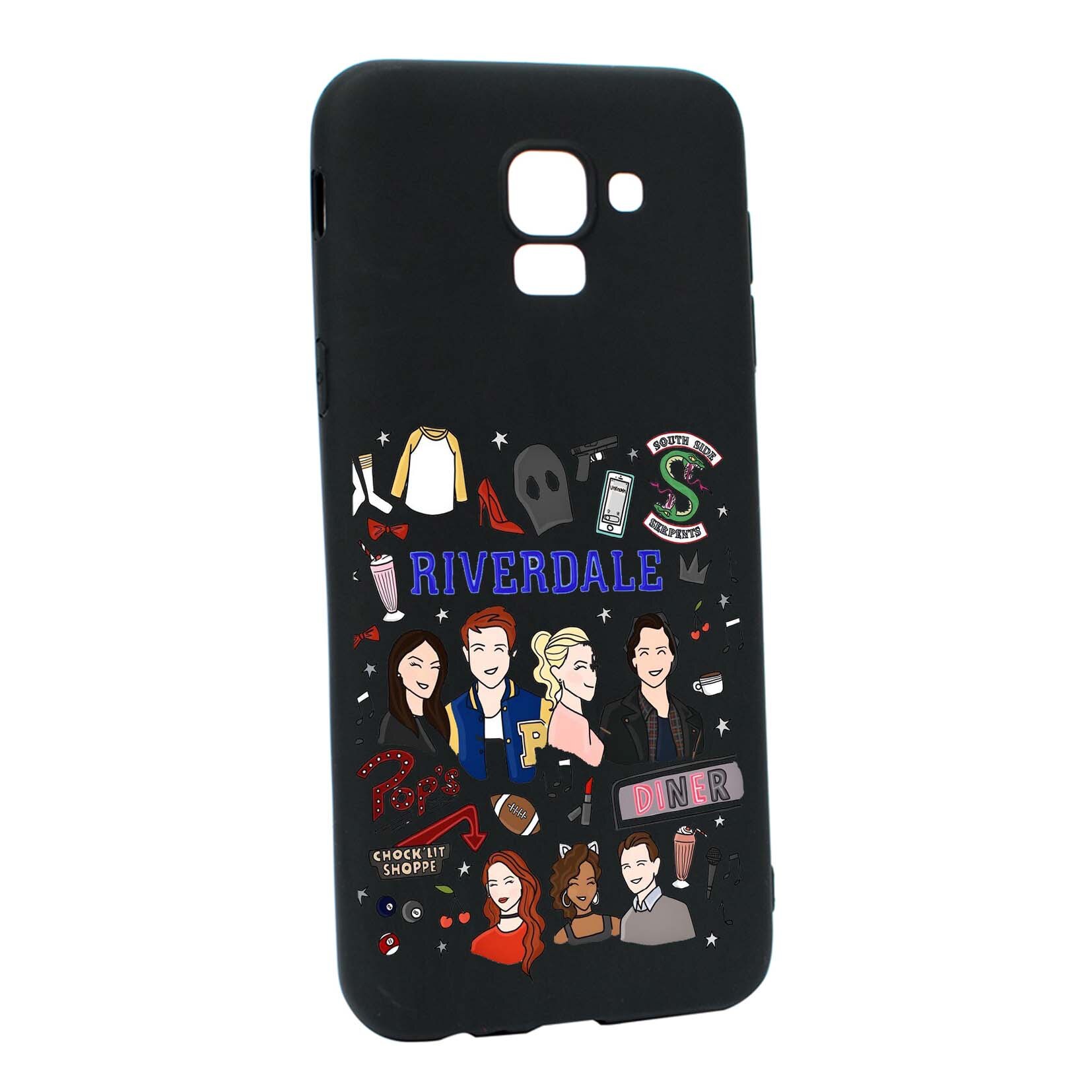 Husa de protectie Riverdale, Movie, pentru Samsung Galaxy J6 2018, rezistenta la uzura, anti-alunecare, din silicon Premium, B607
