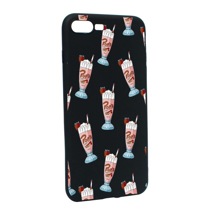 Husa de protectie Riverdale Shake, Movie, pentru Apple iPhone 7 Plus / 8 Plus, rezistenta la uzura, anti-alunecare, din silicon Premium, B609