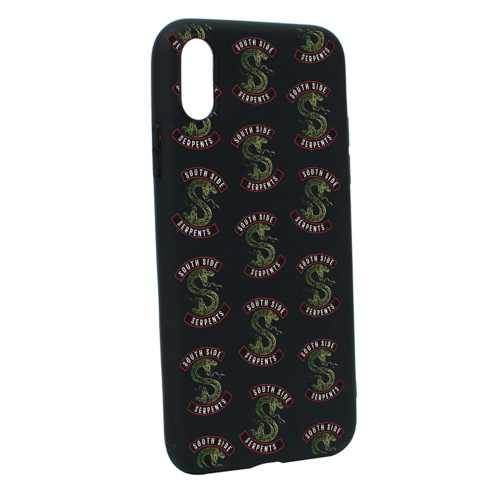 Husa de protectie Riverdale South Side Serpents, Movie, pentru Apple iPhone XS Max, rezistenta la uzura, anti-alunecare, din silicon Premium, B612