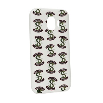 Husa de protectie Riverdale South Side Serpents, Movie, pentru Samsung Galaxy J4 2018, rezistenta la uzura, anti-alunecare, din silicon Premium, W612 Husa de protectie Riverdale South Side Serpents, Movie, pentru Samsung Galaxy J4 2018, rezistenta la uzura, anti-alunecare, din silicon Premium, W612