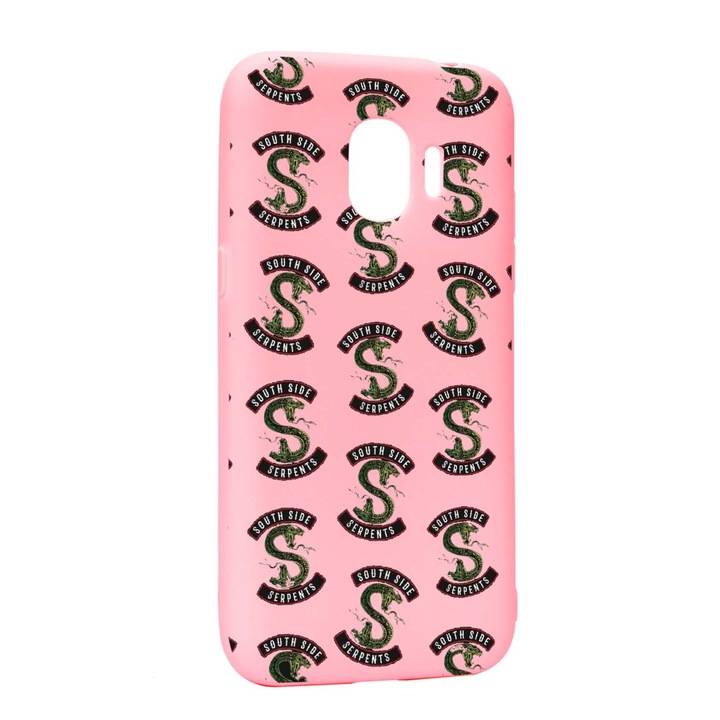 Husa de protectie Riverdale South Side Serpents, Movie, pentru Samsung Galaxy J4 2018, rezistenta la uzura, anti-alunecare, din silicon Premium, P612