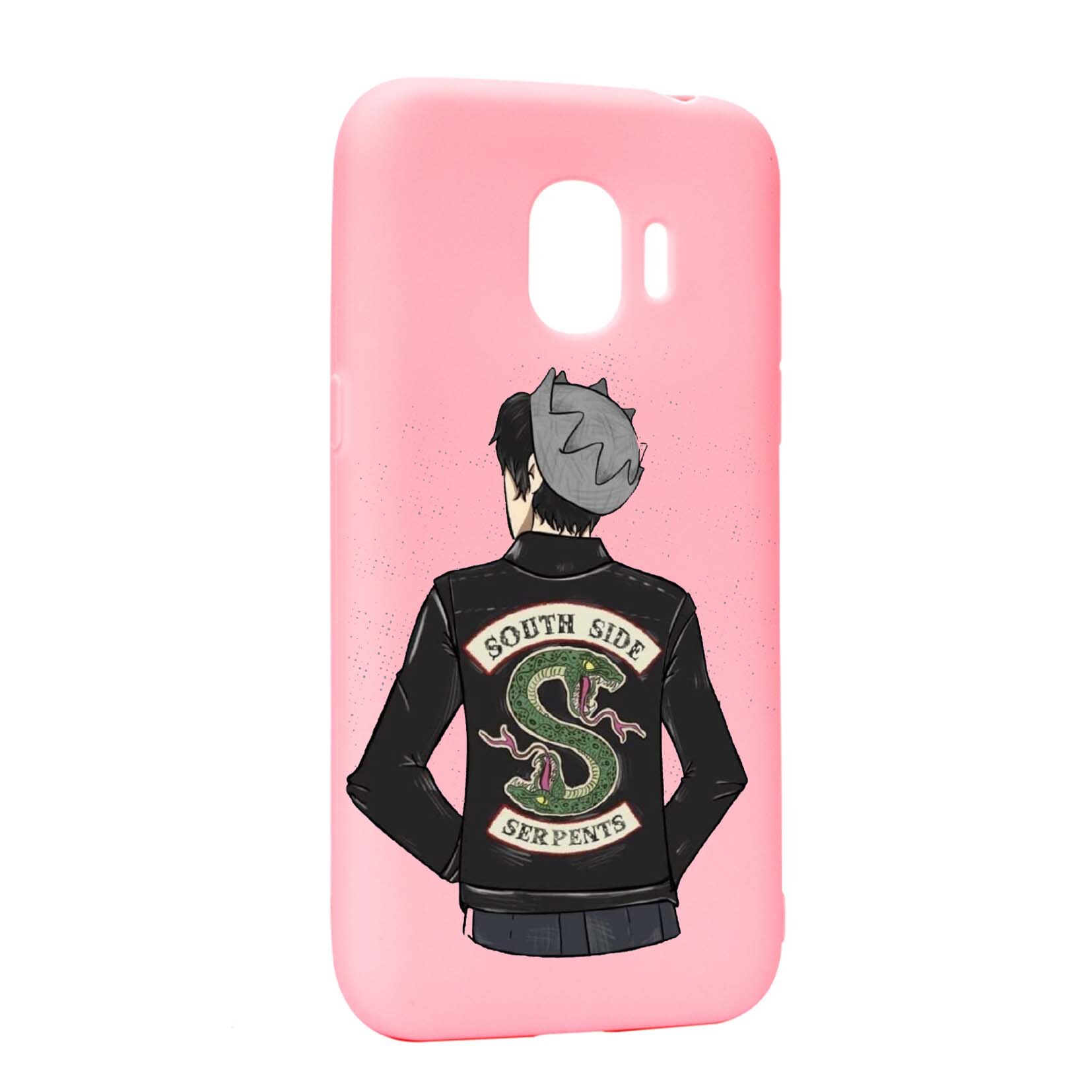 Husa de protectie Riverdale South Side Serpents, Movie, pentru Samsung Galaxy J4 2018, rezistenta la uzura, anti-alunecare, din silicon Premium, P619