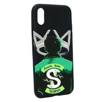 Husa de protectie Riverdale South Side Serpents, Movie, pentru Apple iPhone XS Max, rezistenta la uzura, anti-alunecare, din silicon Premium, B620 Husa de protectie Riverdale South Side Serpents, Movie, pentru Apple iPhone XS Max, rezistenta la uzura, anti-alunecare, din silicon Premium, B620