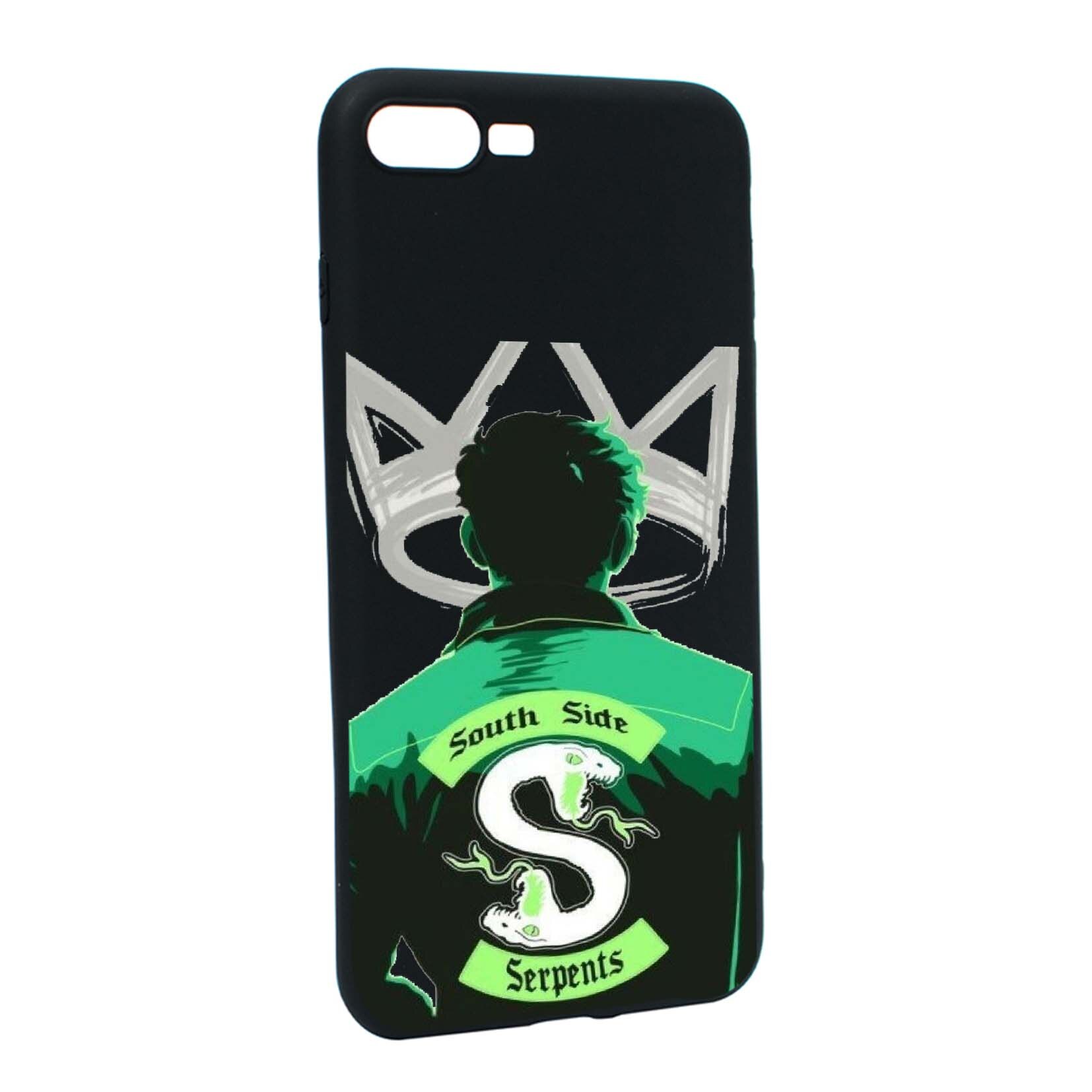 Husa de protectie Riverdale South Side Serpents, Movie, pentru Apple iPhone 7 Plus / 8 Plus, rezistenta la uzura, anti-alunecare, din silicon Premium, B620