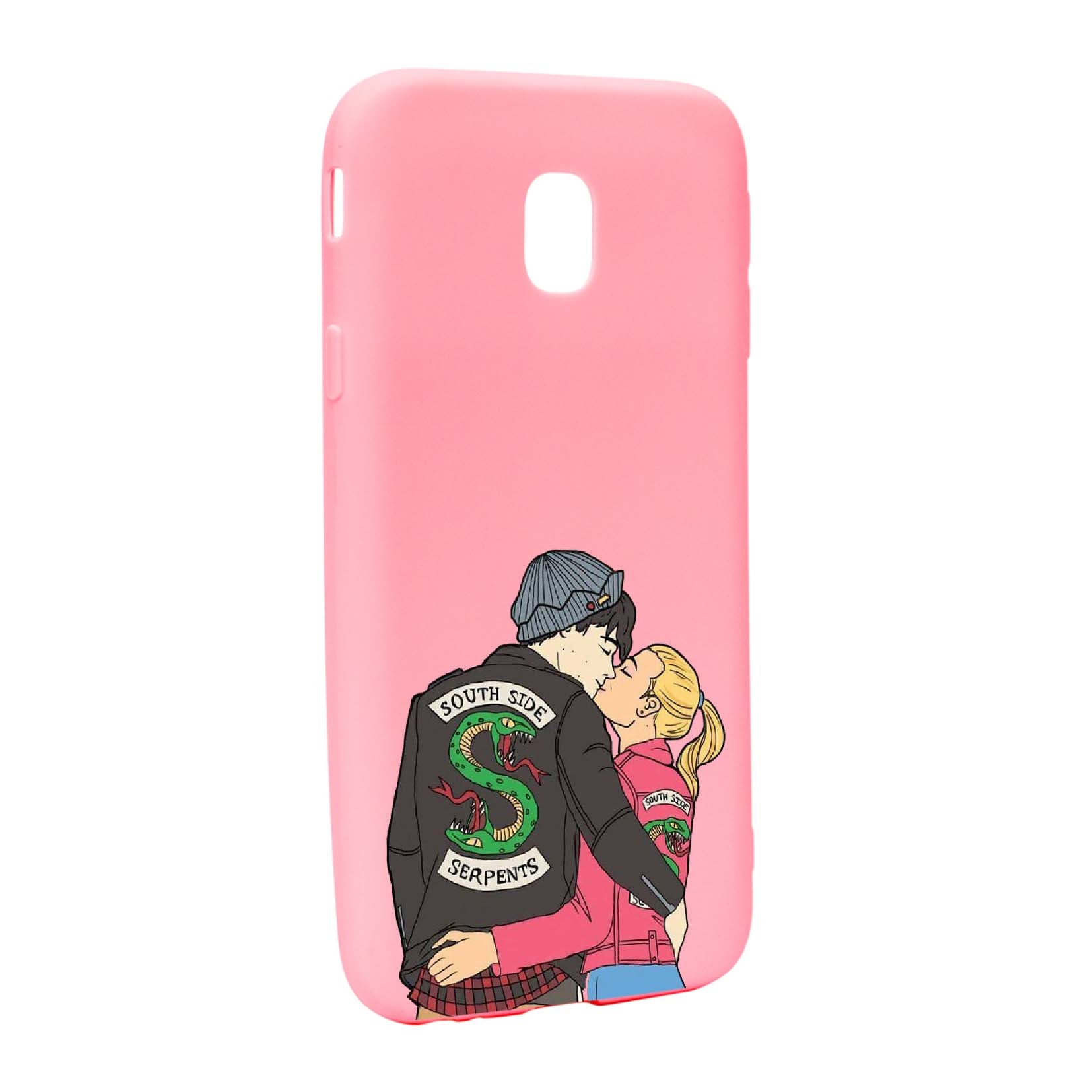 Husa de protectie Riverdale South Side Serpents, Movie, pentru Samsung Galaxy J7 2018, rezistenta la uzura, anti-alunecare, din silicon Premium, P618