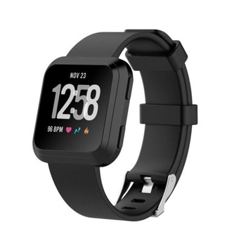 Curea Bratara pentru Fitbit Versa / Versa 2 / Lite , marimea L , Negru Curea Bratara pentru Fitbit Versa / Versa 2 / Lite , marimea L , Negru