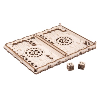 Puzzle 3D mecanic Wooden City Table Lemn natur 50 piese Puzzle 3D mecanic Wooden City Table Lemn natur 50 piese