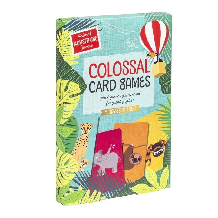 Игра Приключенски игри на открито - Колосални игри с карти (4 в 1), Пъзел на професора
