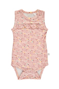 Minymo, Body din amestec de bambus cu model tortoise, Piersica, 74 CM Minymo, Body din amestec de bambus cu model tortoise, Piersica, 74 CM