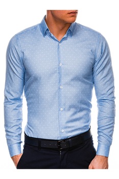 Camasa slim fit premium barbati K528 - albastru-deschis, Albastru, 42 Camasa slim fit premium barbati K528 - albastru-deschis, Albastru, 42