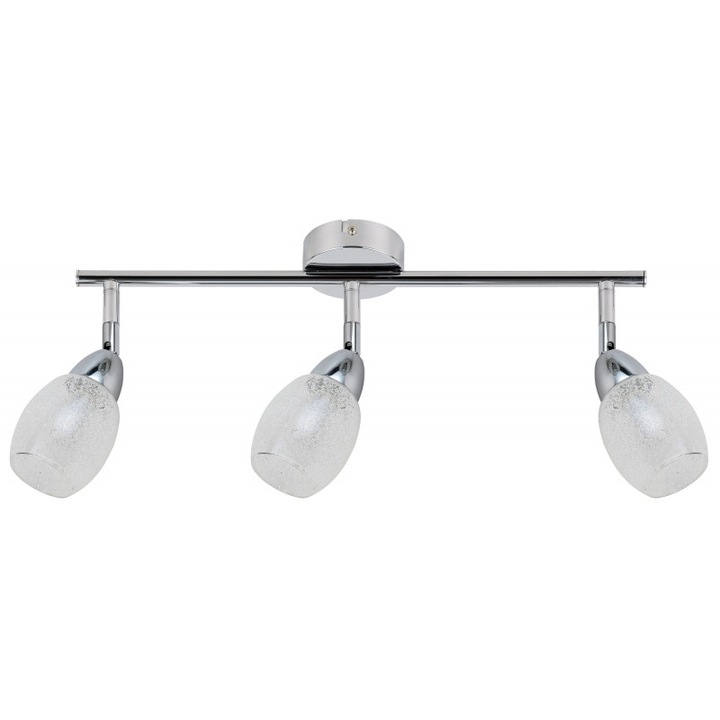 Спот Candellux Rico, 3х6W LED 3000K, Хром/Бял